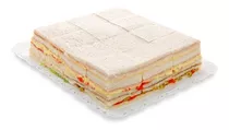 Sandwich De Miga Triples X48uni 9x7cm Bien Rellenos 
