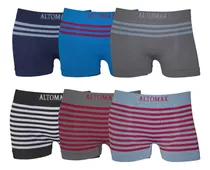 Kit 6 Cueca Boxer Shortinho Infantil Sem Costura 