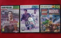 Lote De 03 Juegos Xbox Rgh Fifa + Pes + Lego Ventamvd Ahora