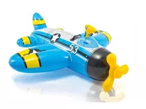 Bote Infantil Inflável Avião Com Pistola De Água - Intex