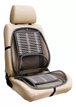 Cubre Asiento Cojin Respaldo Lumbar Bambu