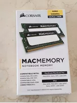 Memoria Sodimm Ddr3 1066 Mhz 2x4 Gb Corsair - Mac Memory