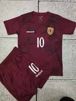 Conjunto Fútbol Venezuela Vinotinto Para Niños 