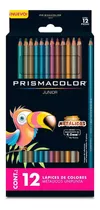 Set 12 Lapices Colores Metálicos Prismacolor Jr.