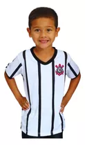 Camisa Corinthians Bebê Infantil Juvenil Oficial Listrada