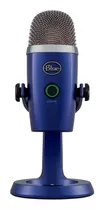 Micrófono Blue Yeti Nano Condensador Omnidireccional Color Vivid Blue