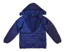 Chaqueta Parka Escolar Azul Unisex