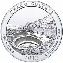 Eua - 25 Cents 2012 Chaco Culture - New Mexico Letra D -fc