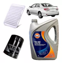 Kit Service X2 Filtros + Aceite 10w40 Toyota Corolla 1.8 08