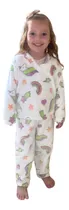 Pijama Infantil Longo De Frio Fleece 3d Brilha No Escuro 