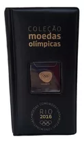 Estojo Para Moedas Comemorativas Olimpíadas Rio 2016 Preto