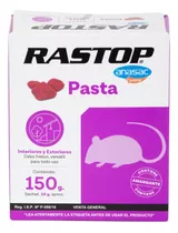 Raticida En Pasta Exterior- Interior Rastop 150grs   Anasac