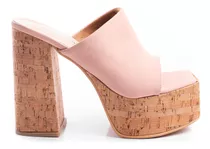 Zapatos Mujer Sandalias Zuecos Plataformas Taco Timothea