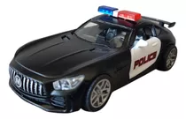 Carrinho Polícia Miniatura Ferro Fricção Mercedes 1:32