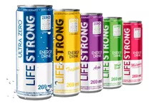 Kit Life Strong Energy Drink (269ml) 5 Sabores