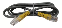 Cabo De Rede Patch Cord 1.5m 8 Vias Giga Cinza Lote 300un