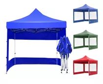 Tenda Gazebo Barraca Praia Jardim Articulado Sanfonada 3x3