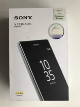 Caja Original De Carton Para Sony Z5 Premium Negro