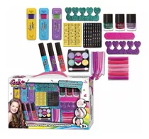 Kit Salón Belleza Niñas, Decora Uñas, Cabello Y Maquillaje