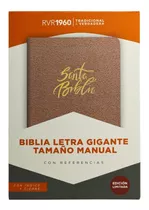 Biblia Rvr1960 Letra Gigante Tamaño Manual C/ Indice Cierre 