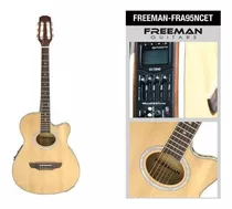 Guitarra Electroacústica Freeman Fra95ncet Nylon Natural