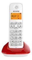 Telefono Fijo Inalambrico Alcatel E355 Pantalla Led Color Rojo