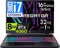 Acer Predator Helios Neo 16 Core I7 13700hx 32gb 1tb Rtx4060 Color Negro