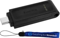  Unidade Flash Usb Kingston 64gb Datatraveler 70  Pacote Co