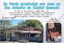 Venta De Propiedad Lote Con Casa