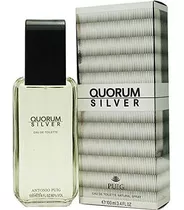 Quorum Silver Por Antonio Puig Eau De Toilette Spray 3.4 Oz