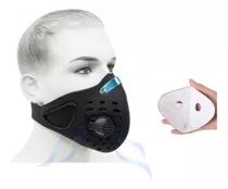 Mascarilla Deportiva Válvulas Y Carbón Act. Frío Smog Virus