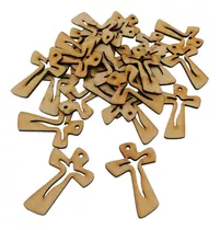 Cruz Modelo Dali Mdf 5cm Paquete De 100 Piezas