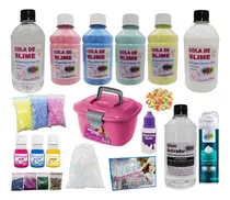 Kit Slime Especial Natal Com Mini Maleta Desativador Espuma