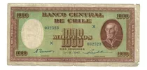 Billete De Chile 1000 Pesos - Cien Cóndores  1 Octubre 1947 