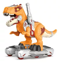 Scooter De Dinosaurio Montables Para Niños Niñas Color Naranja