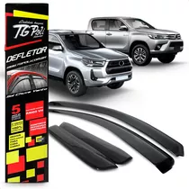 Calha De Chuva Defletor Toyota Hilux 2019 2020 2021 Tg Poli