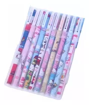 Set Lapices Kawaii Fineliner 10 Colores Hello Kitty