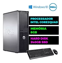 Computador Comércio Dell Int C2quad 8gb Ssd240 Brinde
