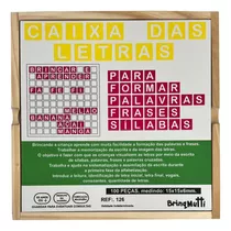 Caixa Das Letras Forme Sílabas Frases Palavras Educativo