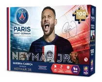 Quebra-cabeça 100 Peças Neymar Jr Psg - Mimo Ref. 2300