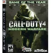 Call Of Duty 4: Modern Warfare  Game Of The Year Edition Ps3