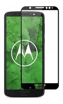 Película De Vidro Full Cover 3d 5d Compatível Moto G6 Plus