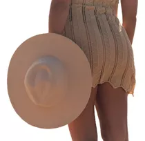 Sombrero Fieltro De Paño Mujer Hombre Ala Ancha Tendencia