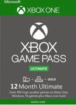 Game Pass Ultimate Live Gold 12 Mês + Gpu 1 Mes Código 25  