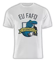 Camiseta Curso De Informática Dinofauro