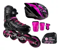 Combo Patines Semiprofesionales Roller Points + Maleta