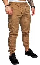 Pantalon Cargo Hombre Gabardina Elastizada Talles Especiales