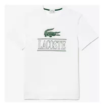 Remera Lacoste Cocodrilo Efecto 3d Hombre Th1218-00