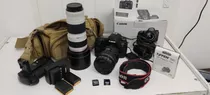  Canon Eos 6d Mark Ii Dslr + 24-105 + 70-200 F4 + Accesorios