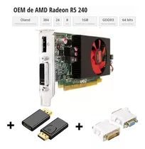 Kit Tarjeta Gráfica Amd R5 240 1gb Ddr3 Bajo Perfil, Hd 8490